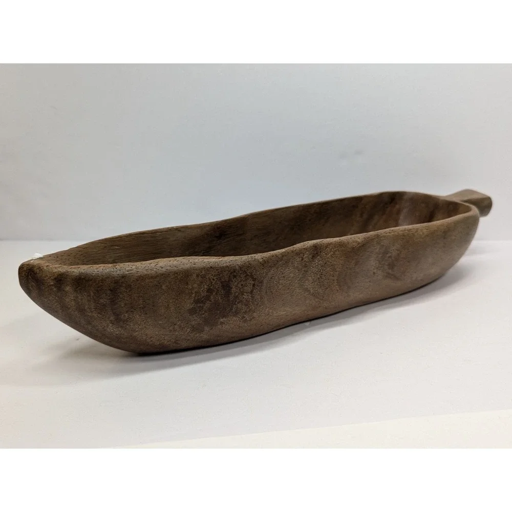 Pepper shaped wooden bowl‎